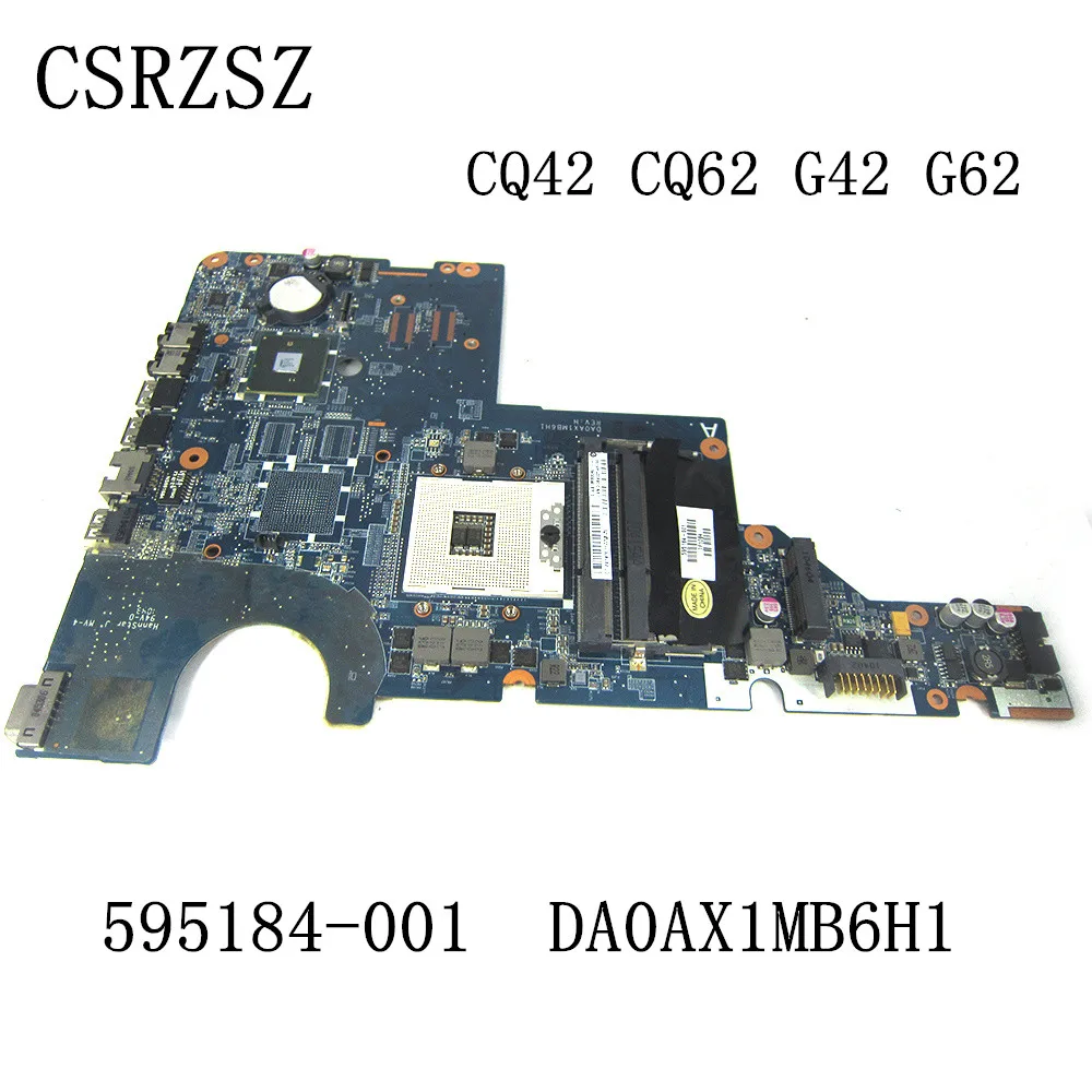 

Материнская плата для ноутбука HP Pavilion CQ42 CQ62 G42 G62 595184-001 DA0AX1MB6H1, тестовая, работает идеально