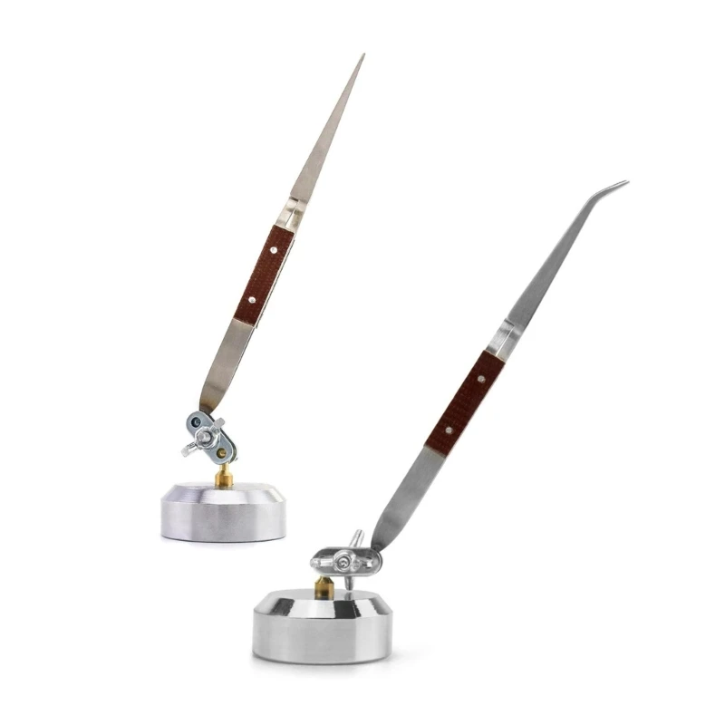 

Регулируемый паяльный инструмент с заостренным пинцетом для ювелирных изделий, прецизионные работы, вращение на 360°, пинцет для