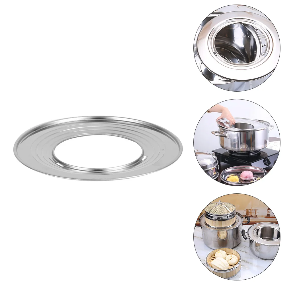 Stove Steamer Large Pot Canning Rack Stainless Steel Pressure Cooker Round Stand