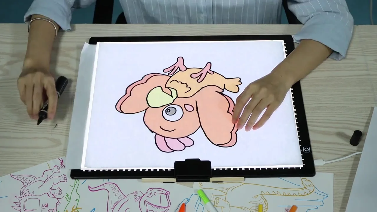 A3 Light Pad Rechargeable Diamond Painting Light Board Stand