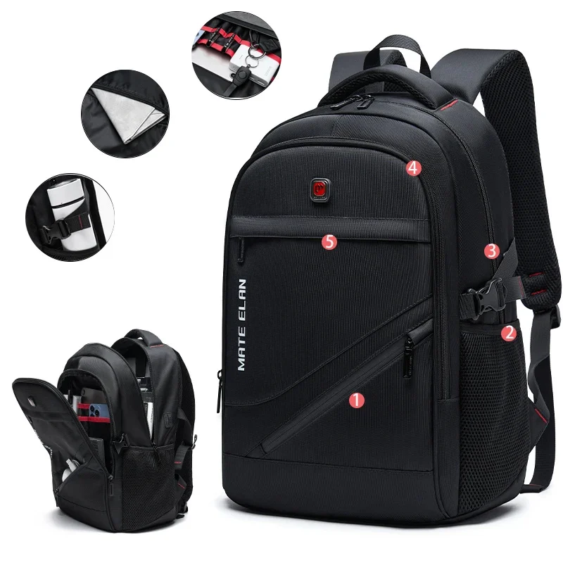 

ransel Business Man Fashion 2023 Hold air ransel Travel Task Laptop notebook 15.6 [UNK]Inci[UNK] knapsack For Adolescents