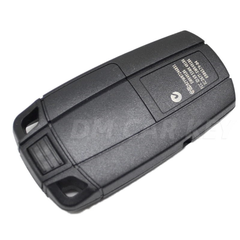 Premium Smart Key Case with Key Blade - 3-Button Remote Car Key Fob Replacement