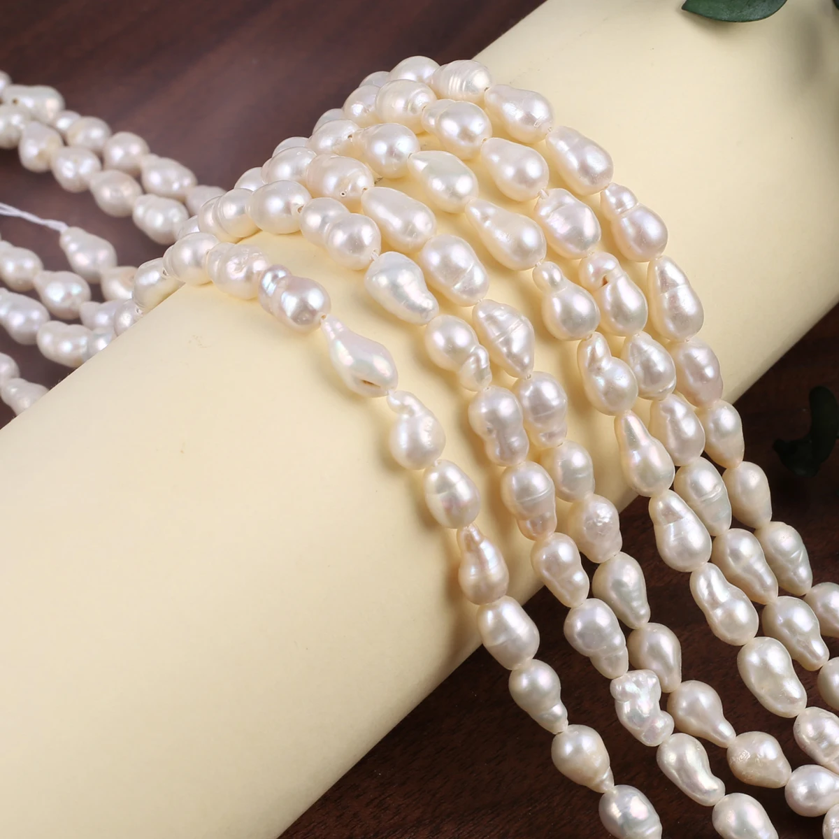Natural Freshwater Pearls Irregular Droplet Shapes Loose Spacing Beaded Jewelry Making DIY Necklaces Earrings Accessories