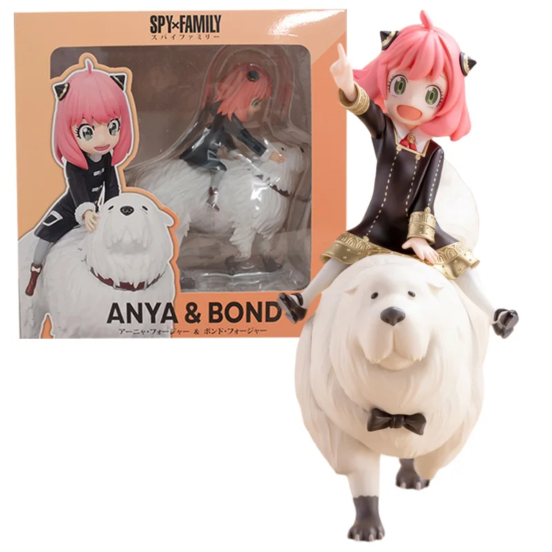 14cm SPY×FAMILY Anime Figure Anya Forger Bond Forger Kawaii Action Figures  PVC Collection Model Doll Ornaments Toys Holiday Gift - AliExpress