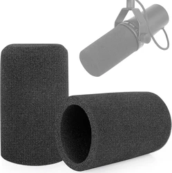 Windscreen for Shure SM7B Microphone Pop Filter Cover Professional Noise Reduction Sponge Foam Replacement for SM7B Mic