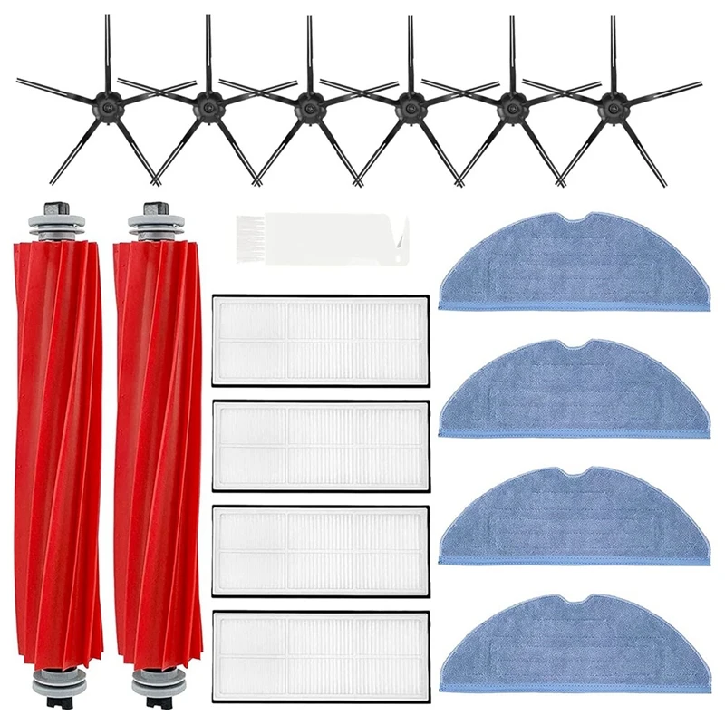 

Основная боковая щетка для Xiaomi Roborock S7 S7 + S7 Maxv, S7 Maxv Plus T7S T7 Plus T7S Plus Hepa фильтр Швабра тканевые запасные части