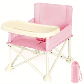 Stylish and Durable High Chair with Adjustable Footrest and Detachable Cushion for Comfortable Feeding, Perfect for Growing Babi 2