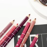 28-Colors Waterproof Lip Liner Matte Nuede Red Long Lasting Makeup Pens Non-stick Cup Lipstick Women Party Makeup Lip Cosmetics 2