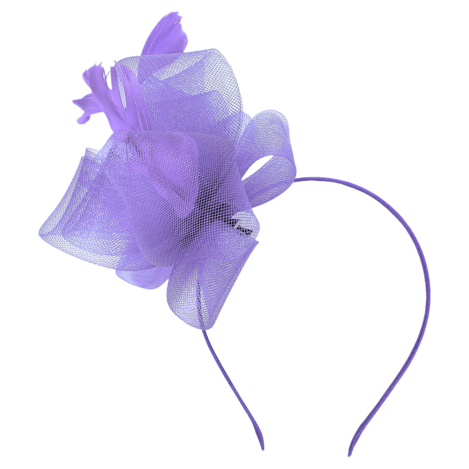 Fascinatorclip en hoofdband voor dames, elegant haaraccessoire van
