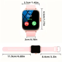Smart watch with full touch screen, call, message reminder, music control and other functions, compatible with iPhone/android mo 2