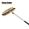 Sunnysmiler Solar Panel Cleaning Rotating Brush Kit Equipment Machine Cleaner Robot With Water Fed Telescopic Pole 3