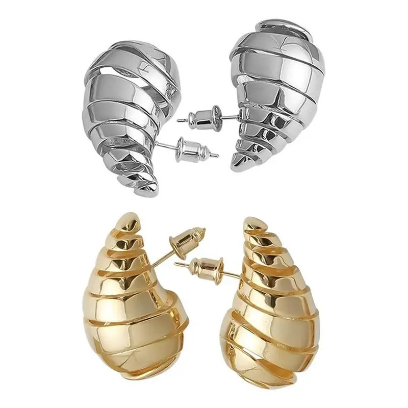 Orecchini A Spirale Orecchini A Cerchio Grosso A Goccia A Spirale Orecchini A Cerchio Aperti A Goccia Orecchini A Cerchio Grosso A Spirale Cava Per La