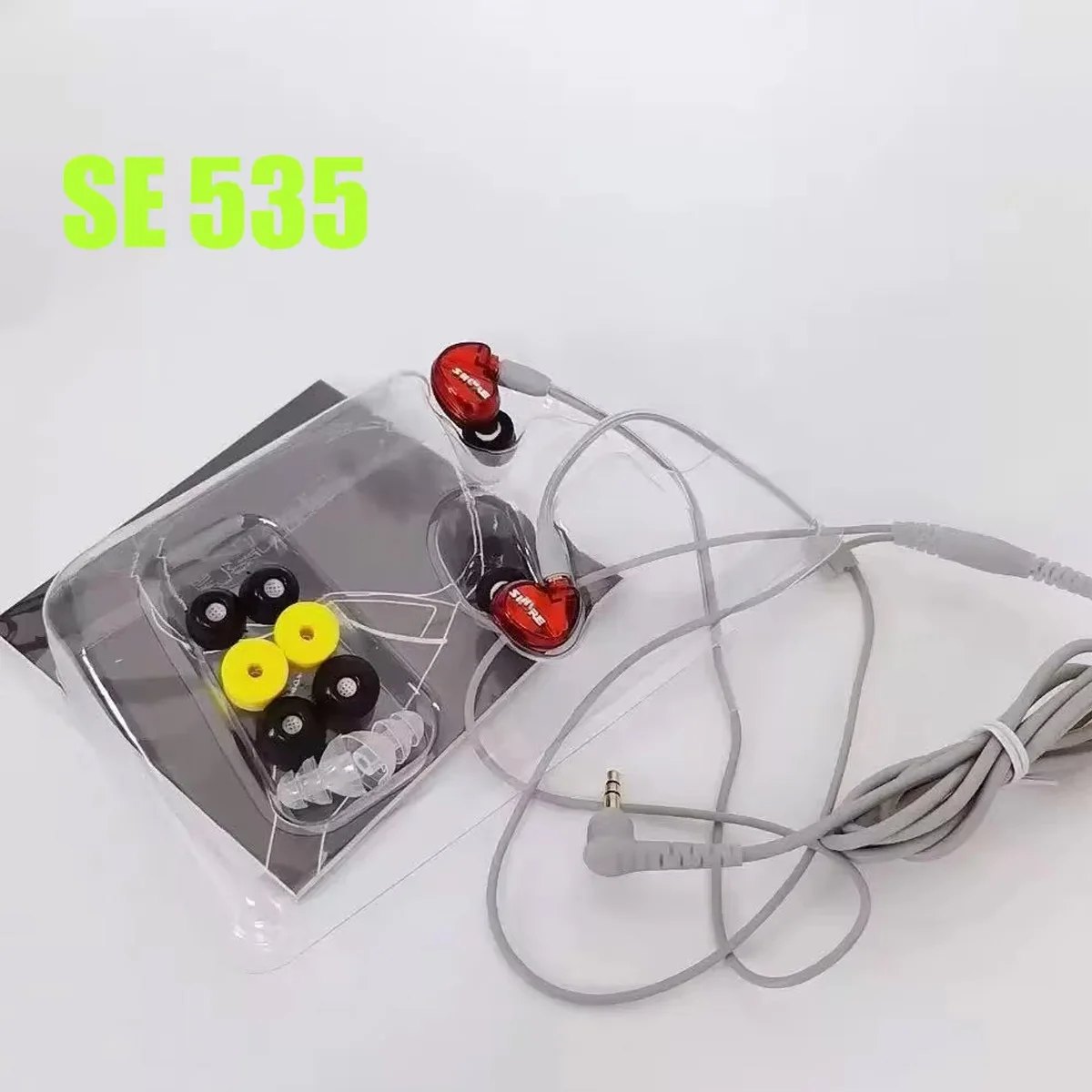 오리지널 AONIC SE535 이어폰 마이크 티타늄 진동 코일 고품질 HIFI 음악 경험