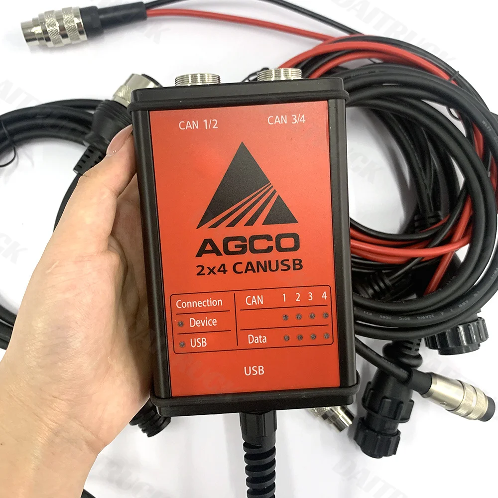 Agricultural Electronic Tractor For AGCO Diagnostic Tool Massey Ferguson FENDT Interface AGCO CANUSB EDT Diagnostic Scanner