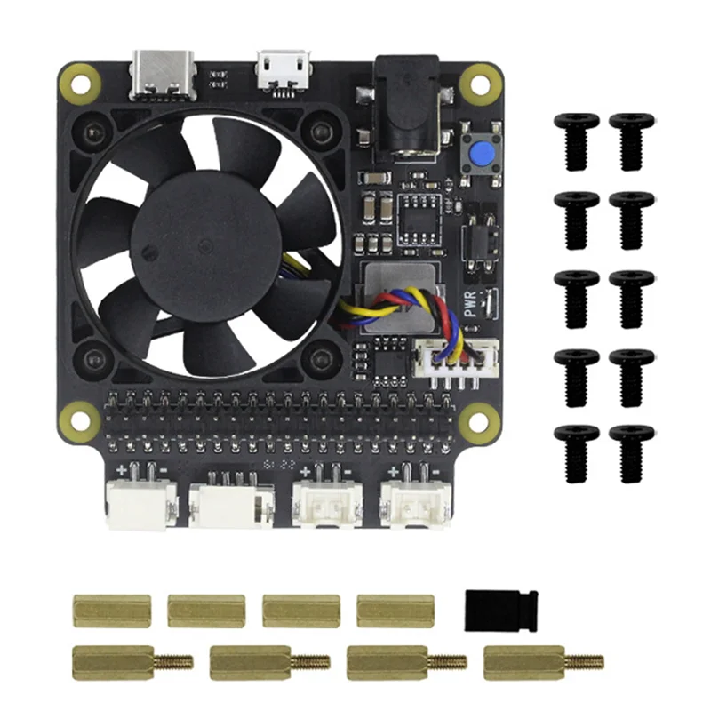 Расширительная плата управления питанием X735 V3.0 для Raspberry berrypi 4B X825 NAS 2,5-дюймовый жесткий диск SATA SSD Плата расширения питания