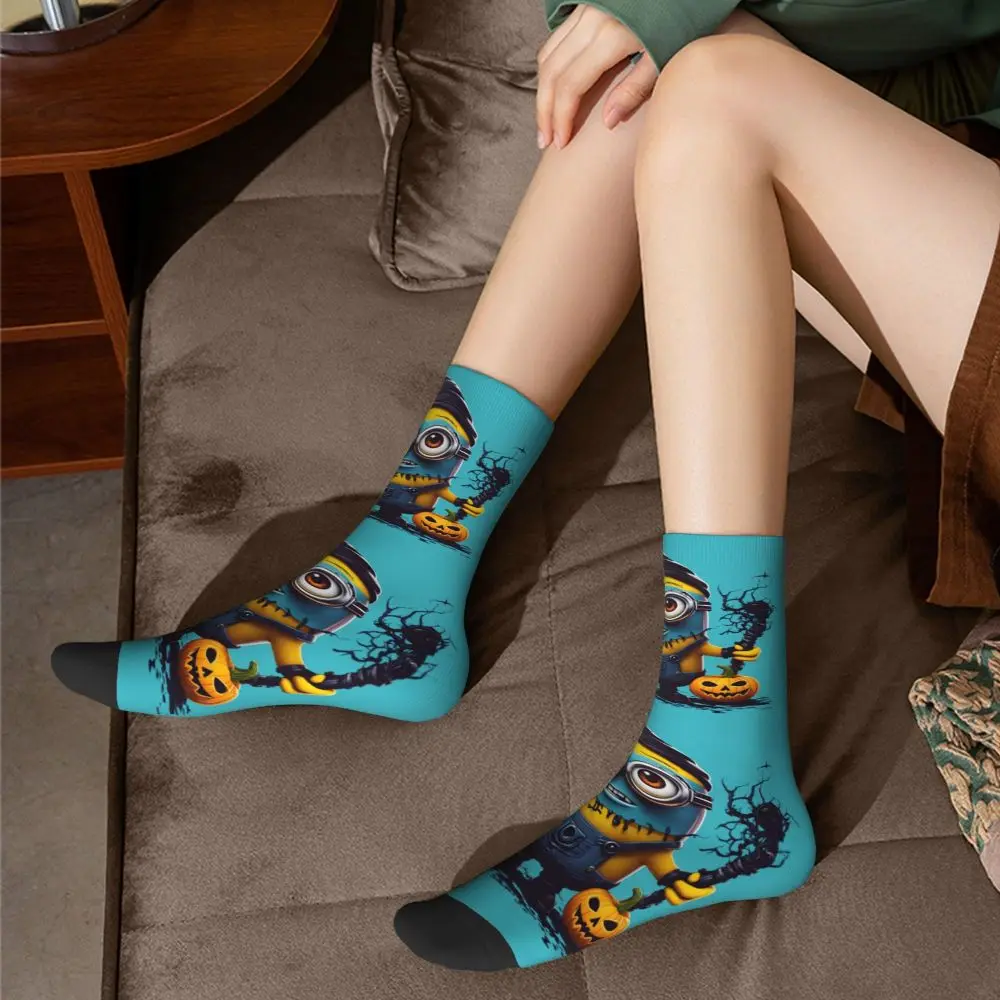 Custom Cool Print M- Minions Cartoon Socks for Women Men Stretchy Summer Autumn Winter M- Minions Bananas Crew Socks 60 S40231e6e749440fb8adc4a45ab2b01eaL