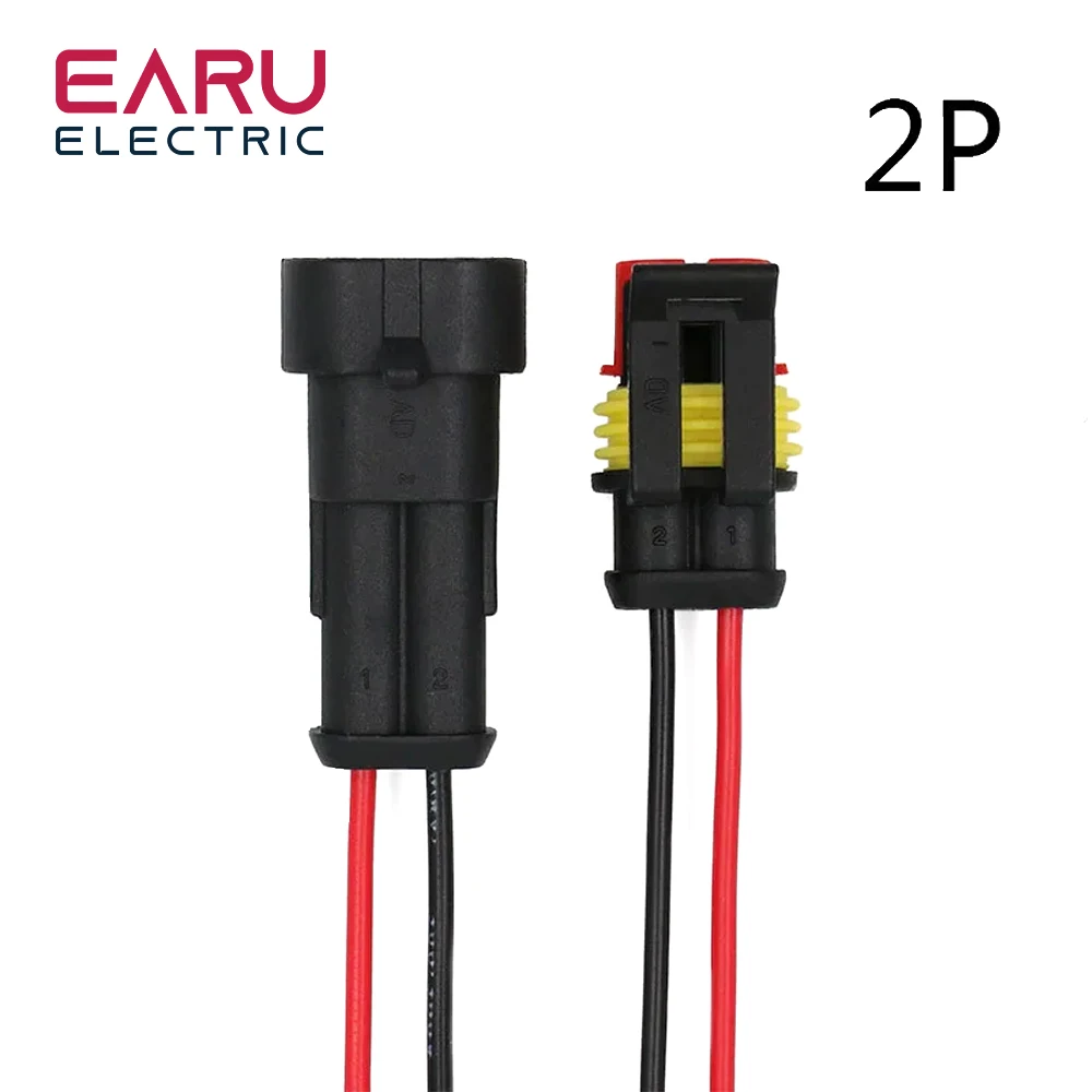 Connettori Impermeabili Deutsch JUUDDENPARTS Kit Connettori DT 3 Poli Impermeabili - Per Moto, Auto, Barche E Camion Connettori Moto Auto Barche