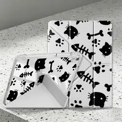 Cute Cat Tablet Case with Pen Slot Cover - Tab S9FE 11 inch (Mix01)