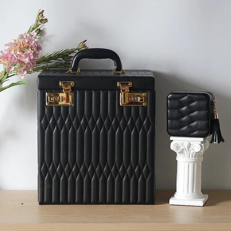 Luxury Jewelry Storage Box Large Capacity 360 Password Lock Large Capacity Multi Layer Jewelry Storage Box Watch Earrings Gift - Image 5