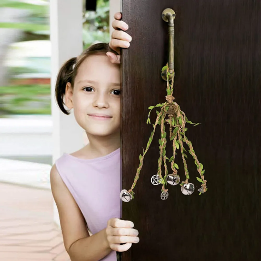 Witch Bells Wind DIY Kit Decor Positive Energy Hanging Witch Decor for Home  Door Doorknob Witchcraft Decorations 1 