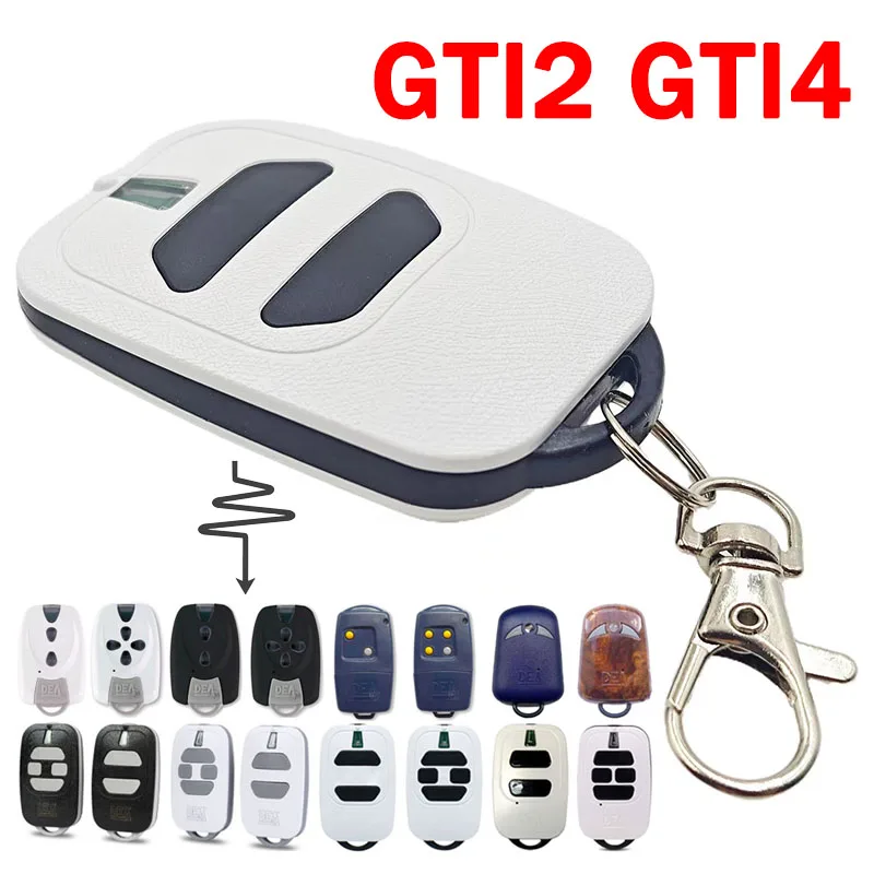 Mando A Distancia Para Puertas De Garaje 433.92 MHz - 2 Canales, Compatible Con Modelos EV, NA, EE (pack De 2)