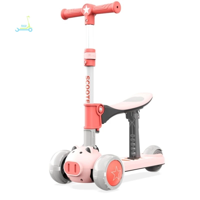 TULX Motion Scooter Features Foldable Seats And Wear-resistant Tires Making Travel Safer And More Reassuring For Children