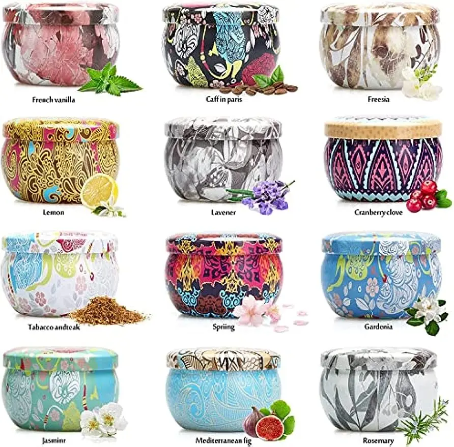 12 Pack Scented Candles 2