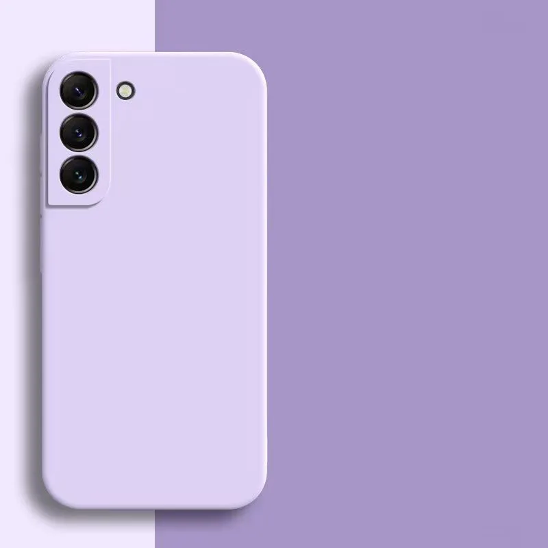 Flüssige Weiche Silikon-TPU-Hülle für Samsung Galaxy S21 S22 S23 S24 S25 S26 Plus S 26 Ultra S23 FE Matte Schutzhülle Funda – Detail 2
