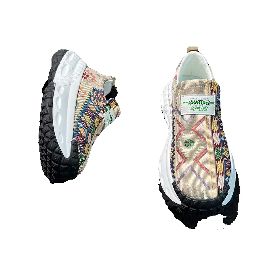 Unbeatable Quality Men's 2025 New Spring Trendy Brand Versatile Casual Running Sports Tire Thick Sole Height Increasing Dad Shoes_voghion.com