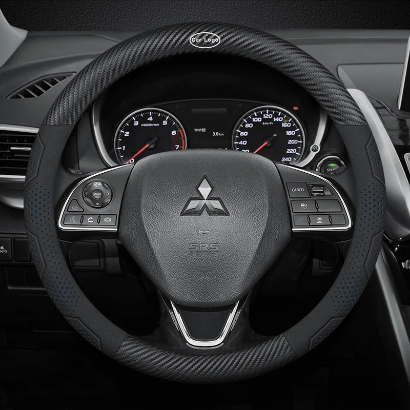 Замшевые аксессуары из углеродного волокна для Mitsubishi L200 Lancer EX Outlander ASX CUV RVR Colt Pajero