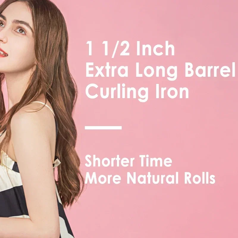 40MM Curling iron Hair waver iron 4000W Negative Ion Ceramic Fast Heating Hair curler Wave Big Wand Wave styler