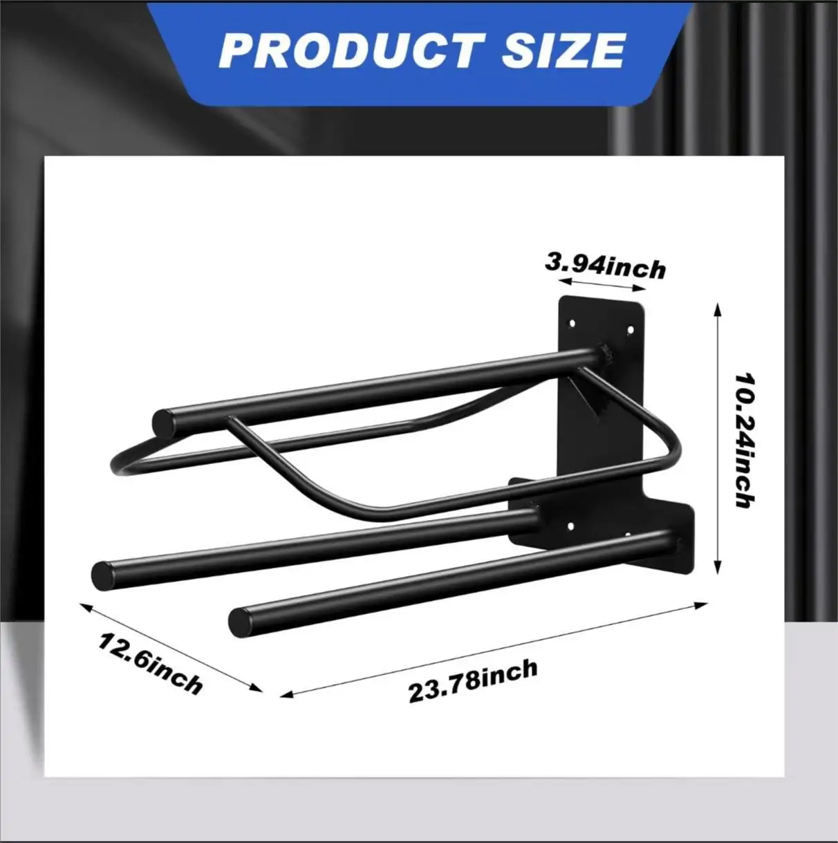 1 Pack Saddle Rack Wall Mount Saddle Stand Saddle Pad Rack Horse Tack Storage for Western Saddles Horses Blanket Accessories 3