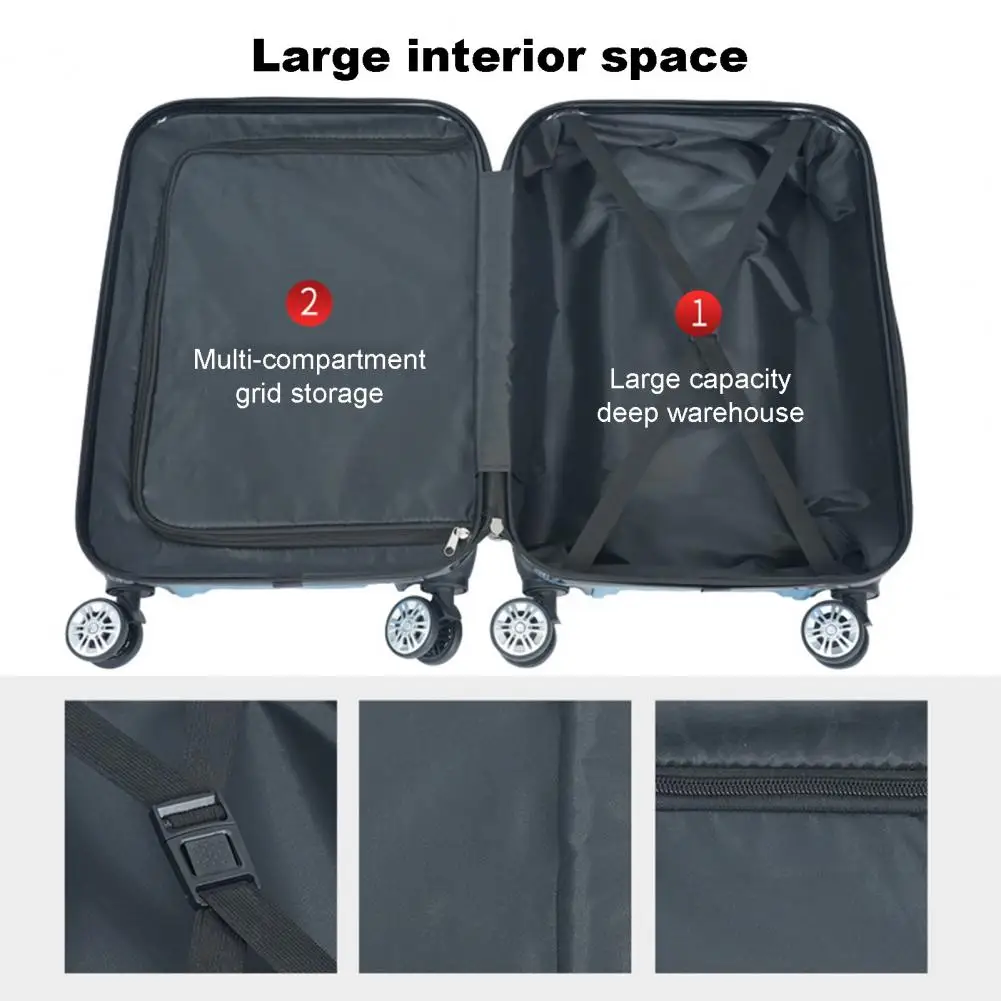 4 Pcs/Set Suitcase Set Hard Shell 2