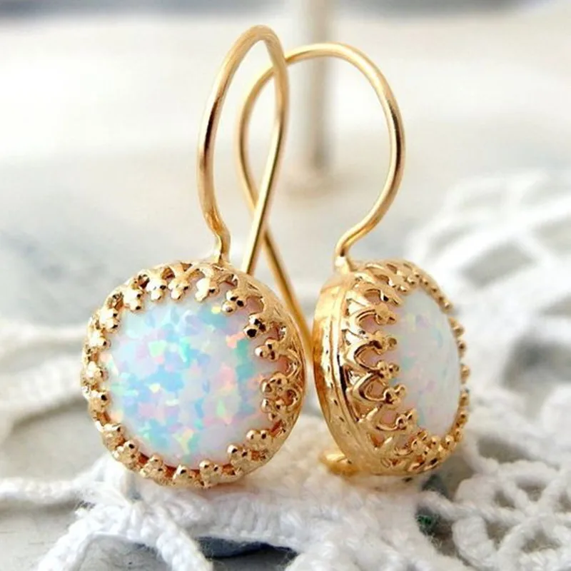 

New Product Unique Design Color Aobao Yellow, Gold Earrings Exquisite Charm Temperament Bride Wedding Gift Earrings Jewelry