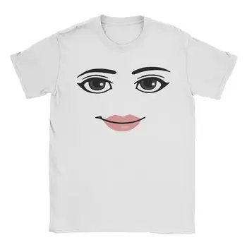Novelty Robloxs Face Game Meme Graphic T Shirts Men Women Fashion Short Sleeve T-shirts Unisex High Quality Tops 1