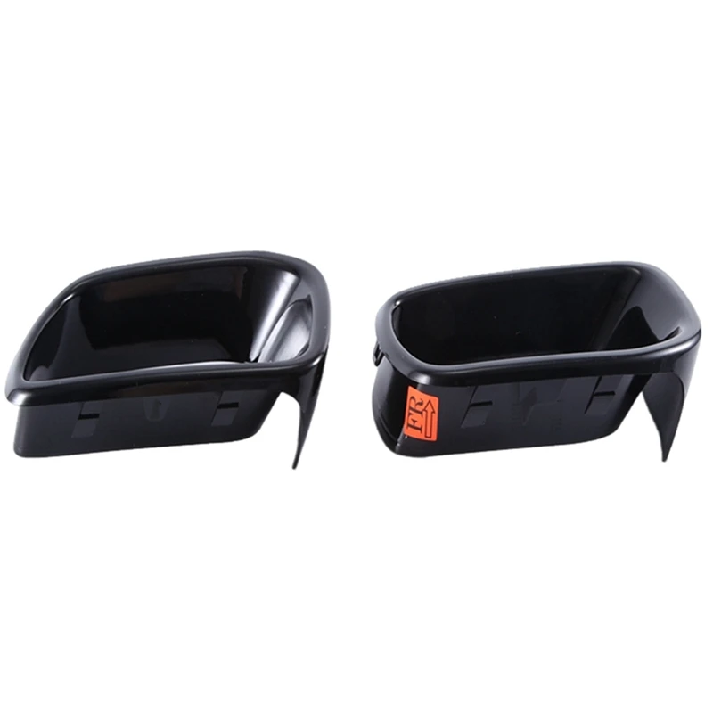 1 Pair Car Bumper Cover Front Air Duct Frame 51117337809 51117337810 Black Car Accessories For BMW MINI F55/F56/F57 2013-