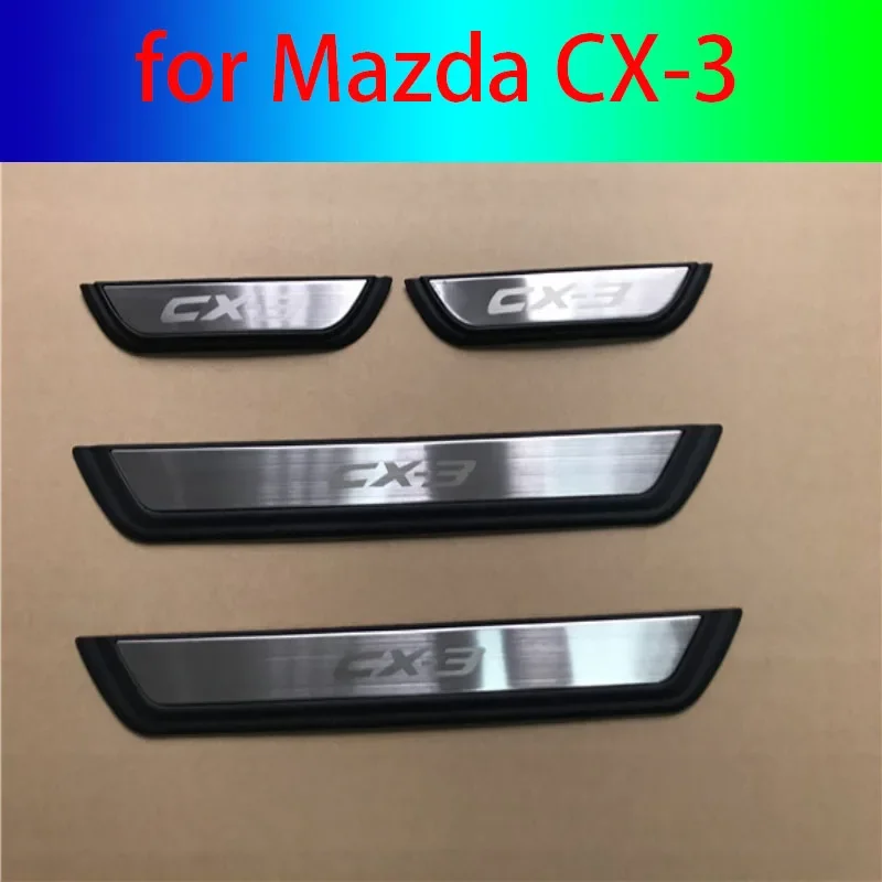 

Накладка на порог автомобиля, внешняя Накладка на порог для Mazda CX-3 CX3 2017 2018 2019