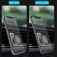 Magnetic Car Phone Holder Universal Air Vent Car Phone Mount Mobile GPS Support for iPhone Huawei Samsung 360° Rotation Bracket 4