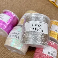 Featured Woven Yarn Silver Core Yarn Feve Same Style Sparkling Silver Thread DIY Hand Crochet Bag Fancy Wire Yarn for Crochet 1