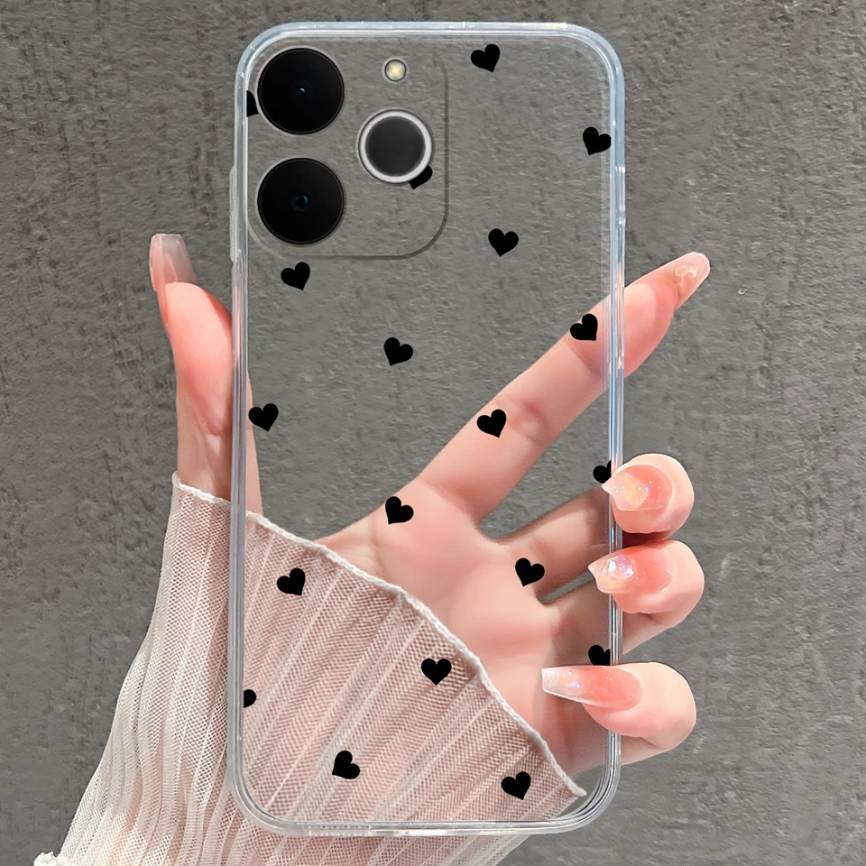 Cat Whale Anti-Fingerprint Transparent Phone Case