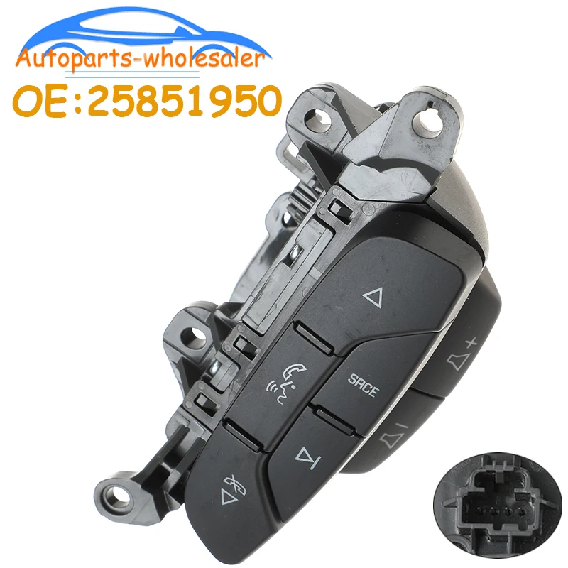 Car Auto accessorie Steering Wheel-Audio Stereo Radio Control Switch 25851950