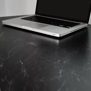 2023 Simplux 47 Inch Home Office Computer Desk for Working, Studying, Writing or Gaming, Black Marble gaming chair cadeira gamer