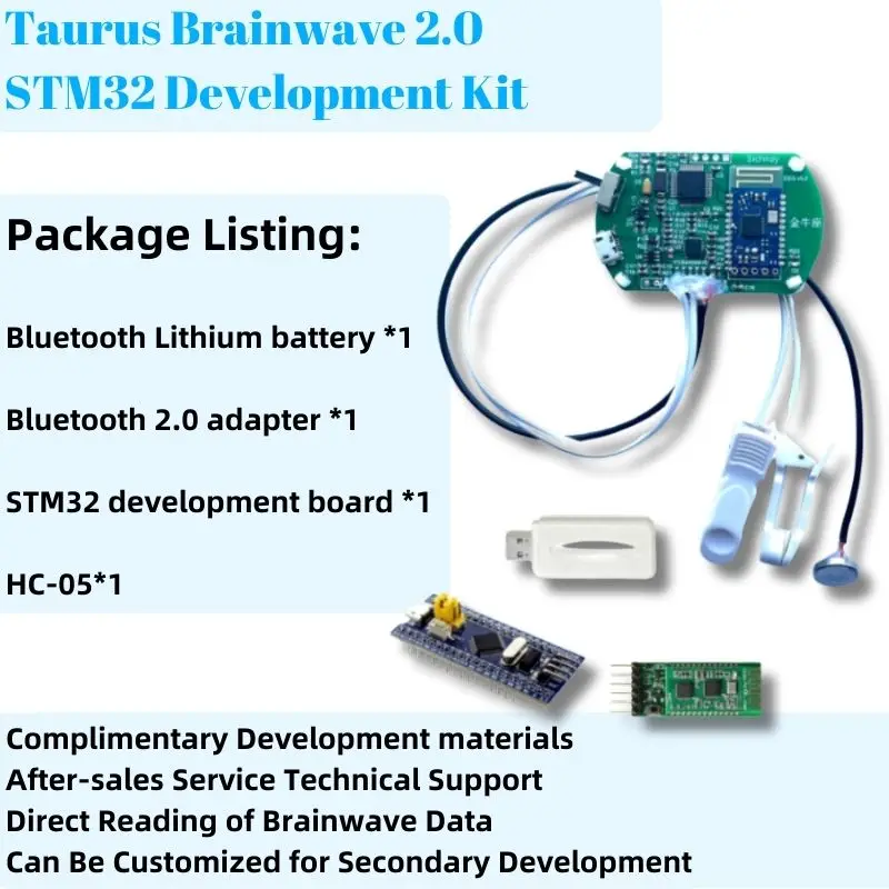 Módulo Stm32 Tgam para Arduino Desenvolver Kit Sensor Eeg Brainwave Tgat1 Fornecer Sdk - Image 4