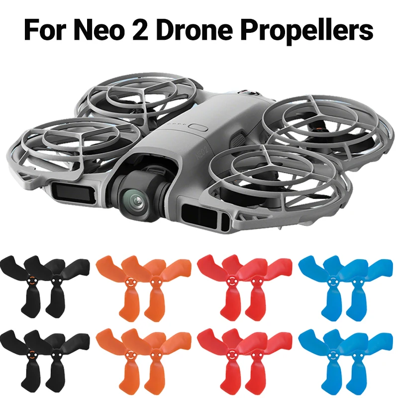 3 Leaves Propellers For DJI Neo 2 Colorful Paddles Quick Release Props Paddle Low-Noise Propeller Drone Accessory
