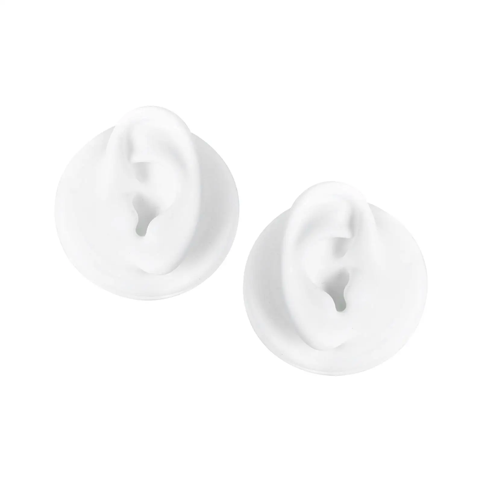 

Silicone Ear Model Multipurpose Delicate Texture Reusable Durable for Practicing Teaching Instructions Jewelry Earring Display