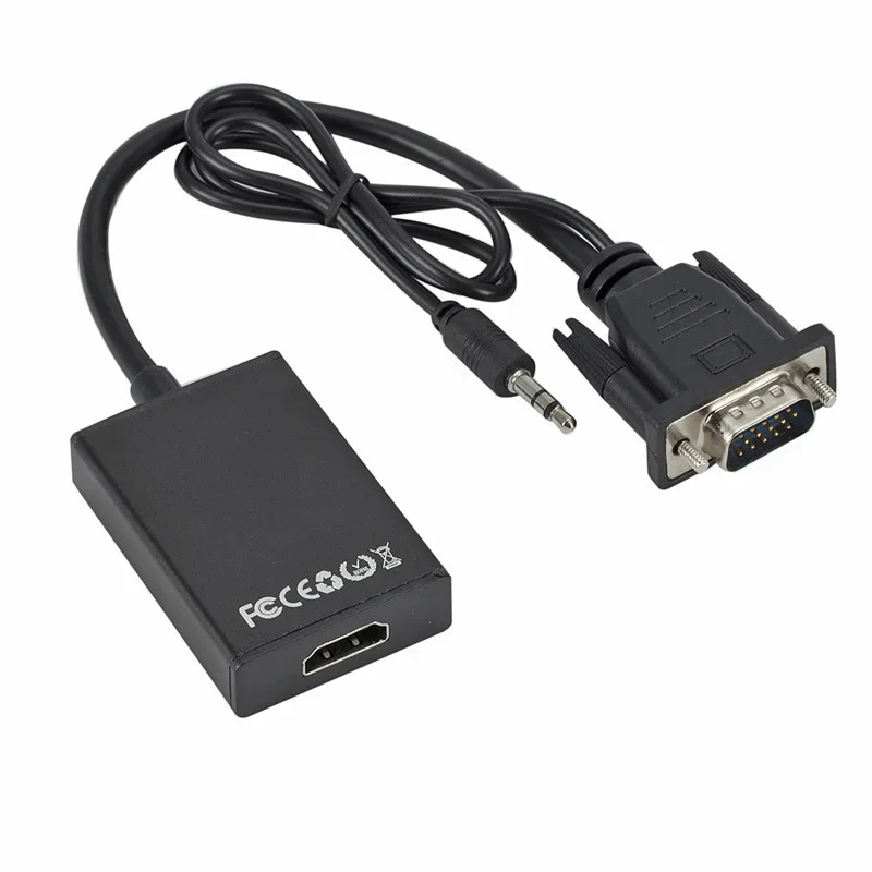   VGA HD  ̺, PC Ʈ-HDTV Ϳ, 1080P Ǯ HD VGA-HDMI ȣȯ 