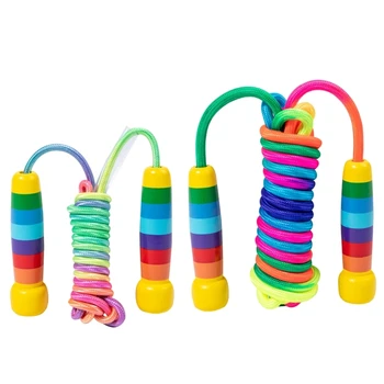 2.5m/5m Children Adjustable Skipping Rope with Handle Jump Rope Skipping 1
