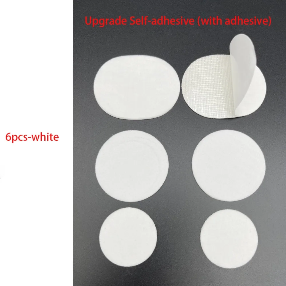 4개/6개입 셀프 접착식 스포츠 신발 패치 힐 깔창 마이크로 화이버 가죽 뱀프 수리용 홀 패치 스니커즈 힐 보호대