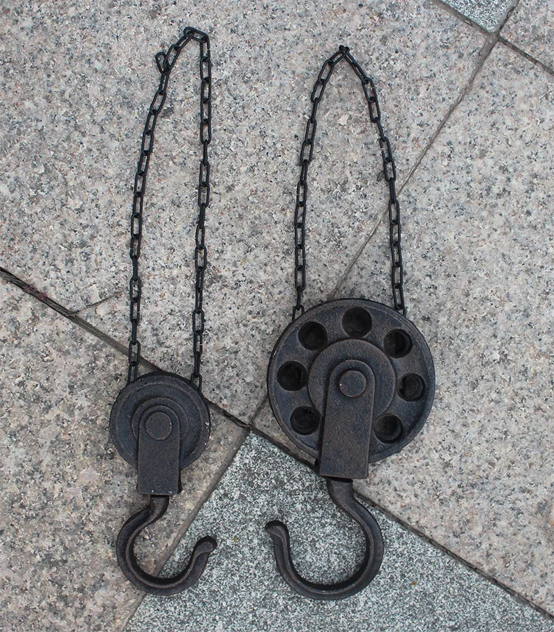 European Pulley Series Retro Cast Iron Wrough Hook Decorative Hooks Wall  Home Garden Decoration Bathroom Accessories Hanger - AliExpress