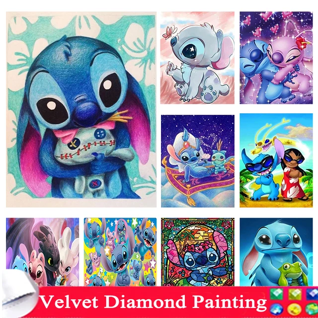 5D Diamond Painting Stitch Disney Diamond Art Full Drill Cross Stitch Kits  Mosaic Picture Kids Room Wall Decor DIY Gift - AliExpress